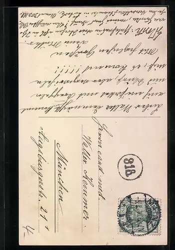 AK Mainz, Der eiserne Turm mit Soldaten