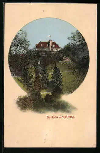 AK Arensburg, Schloss vom Park betrachtet