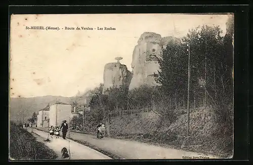 AK St-Mihiel, Route de Verdun, Les Roches