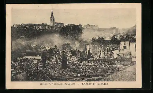 AK Cheppy, Westlicher Kriegsschauplatz