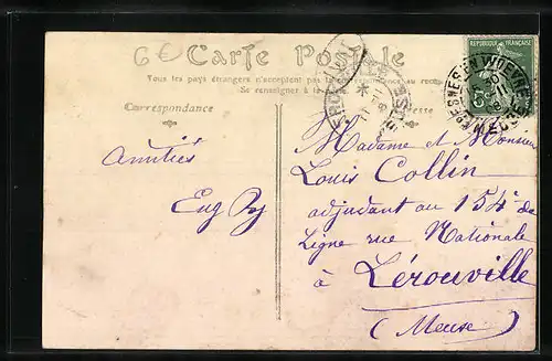 AK Fresnes-en-Woévre, Rue de Metz