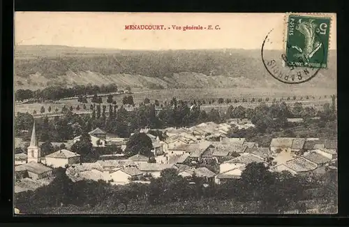 AK Menaucourt, Vue générale