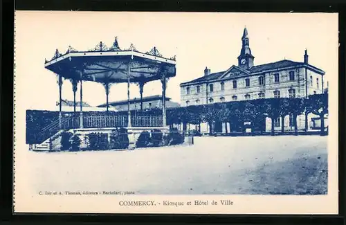 AK Commercy, Kiosque et Hôtel de Ville