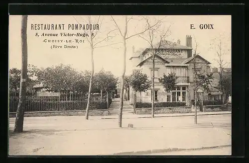 AK Choisy-le-Roi, Restaurant Pompadour, 5, Avenue Victor-Hugo, 5