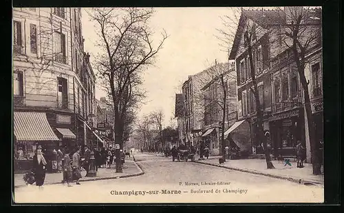 AK Champigny-sur-Marne, Boulevard de Chamigny