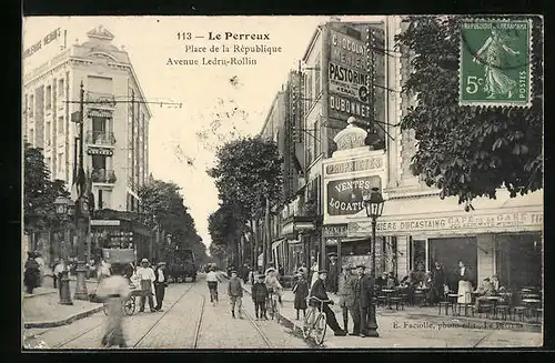 AK Le Perreux, Place de la République, Avenue Ledru-Rollin