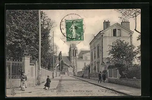 AK Créteil, Rue Felix Maire