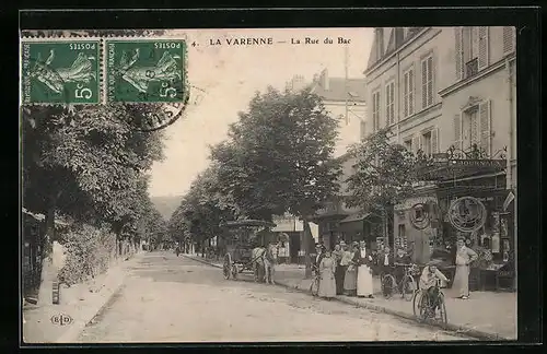 AK La Varenne, La Rue du Bac