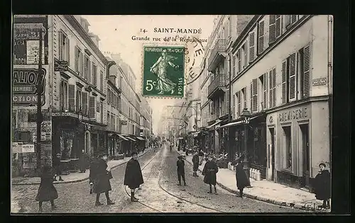 AK Saint-Mandé, Grande Rue de la Republique