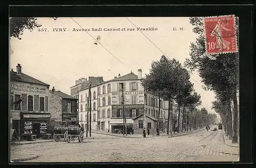AK Ivry, Avenue Sadi Carnot et rue Franklin