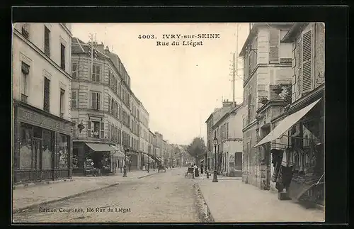 AK Ivry-sur-Seine, Rue du Liegat