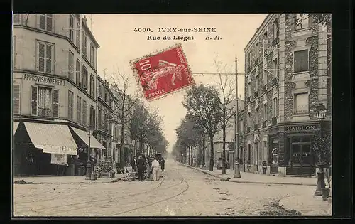 AK Ivry-sur-Seine, Rue du Liegat