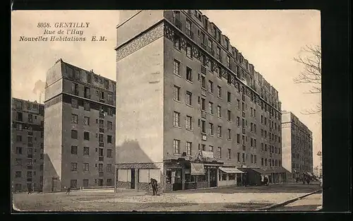 AK Gentilly, Rue de l`Hay - Nouvelles Habitations