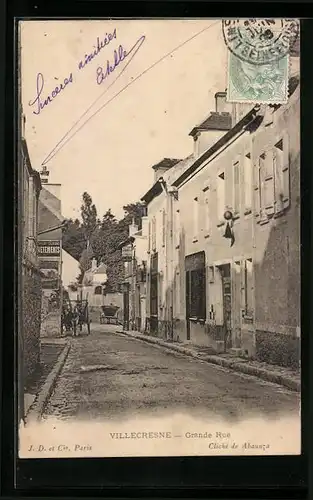 AK Villecresne, Grande Rue