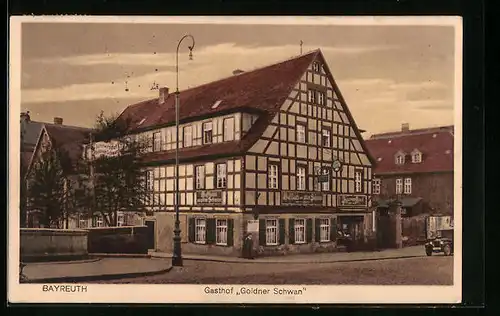 AK Bayreuth, Gasthof Goldner Schwan