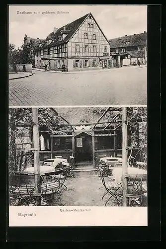 AK Bayreuth, Gasthaus zum goldnen Schwan