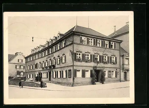 AK Bayreuth, Hotel Goldner Hirsch