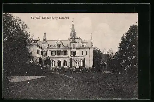 AK Löwenberger Land /Mark, Schloss Liebenberg