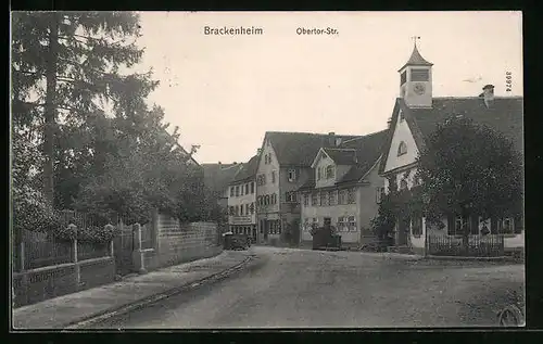 AK Brackenheim, Partie der Obertor-Strasse