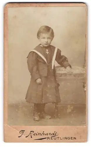 Fotografie J. Reinhardt, Reutlingen, Kind in modischer Kleidung