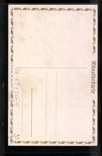 Künstler-AK Maxim Trübe: Heerführer v. Linsingen in Uniform mit Orden