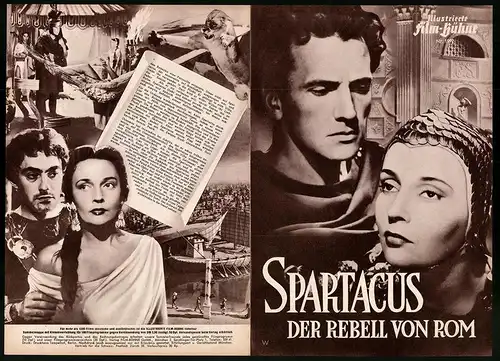 Filmprogramm IFB Nr. 1992, Spartacus - Der Rebell von Rom, Massimo Girotti, Gianna Maria Canale, Regie: Riccardo Freda