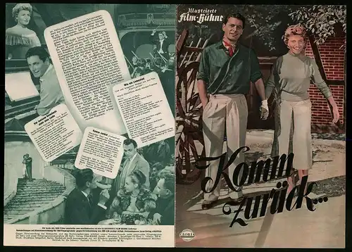Filmprogramm IFB Nr. 2154, Komm zurück..., Winnie Markus, Rudolf Prack, Hans Stüwe, Regie: Alfred Braun