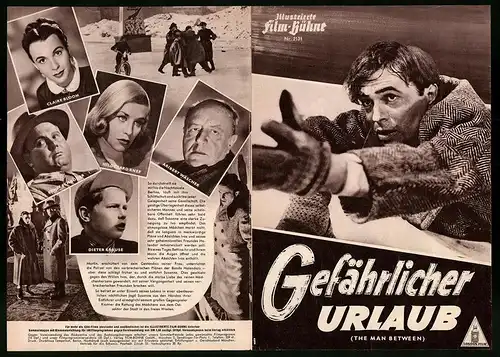 Filmprogramm IFB Nr. 2131, Gefährlicher Urlaub, James Mason, Claire Bloom, Hildegard Knef, Regie: Carol Reed