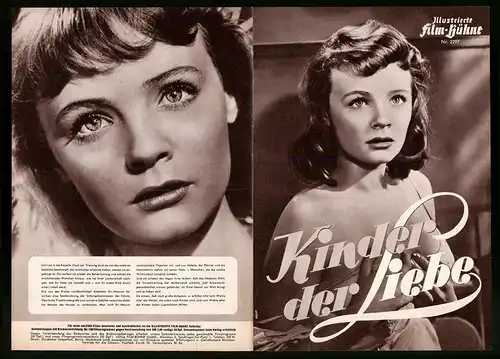 Filmprogramm IFB Nr. 2297, Kinder der Liebe, Etchika Coureau, Jean-Claude Pascal, Regie: Léonide Moguy