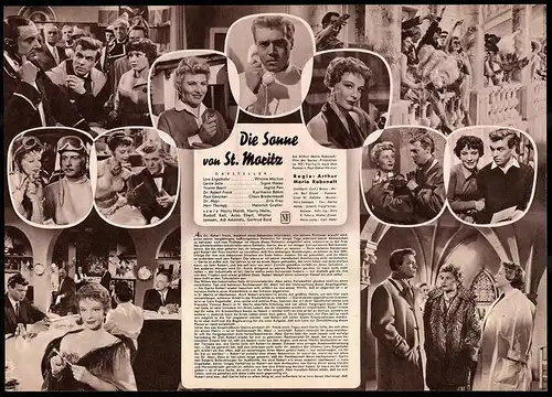 Filmprogramm IFB Nr. 2308, Die Sonne von St. Moritz, Winnie Markus, Signe Hasso, Regie: Arthur Maria Rabenalt