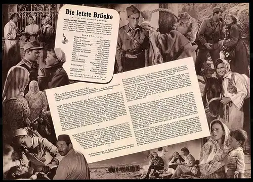 Filmprogramm IFB Nr. 2268, Die letzte Brücke. Maria Schell, Bernahrd Wicki, Regie: Helmut Käutner