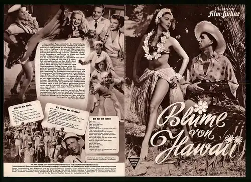 Filmprogramm IFB Nr. 2182, Blume von Hawaii, Maria Litto, William Stelling, Regie: Géza von Cziffra