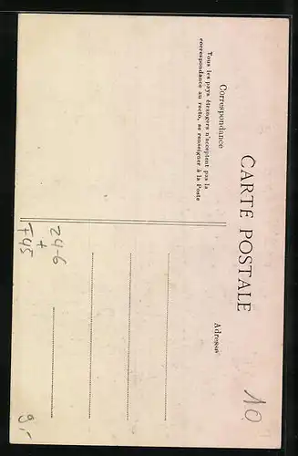 AK Cravant, Le Cyclone, 3 Juillet 1905, Un intérieur ravagé, Unwetter