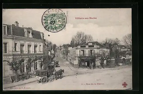 AK Villiers-sur-Marne, Rue de la Station