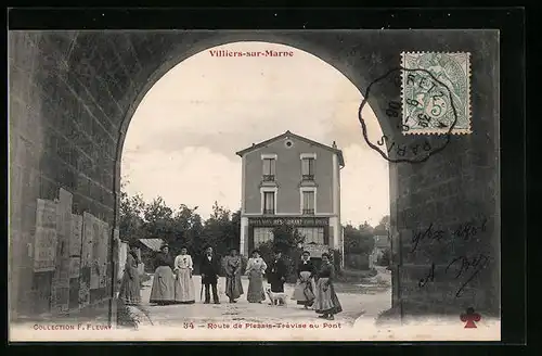 AK Villiers-sur-Marne, Route de Plessis-Trévise au Pont