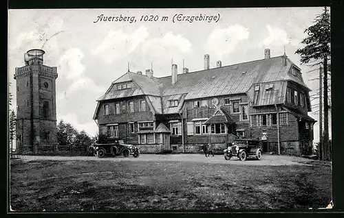 AK Auersberg /Erzgeb., Unterkunftshaus