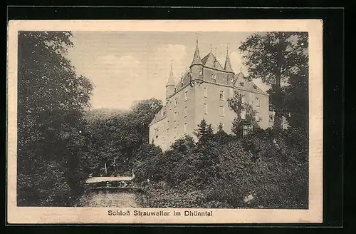 AK Schloss Strauweiler, Blick auf das Schloss