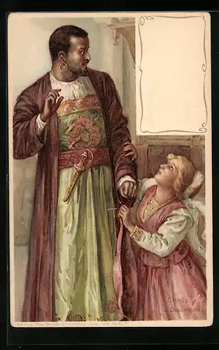 Künstler-AK William Shakespeare`s Othello, Desdemona