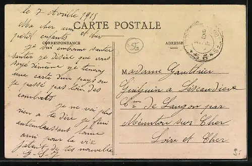 AK Badonvillers, Grande-Rue