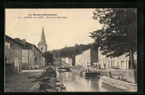 AK Maxey-sur-Vaise, Rue de la République