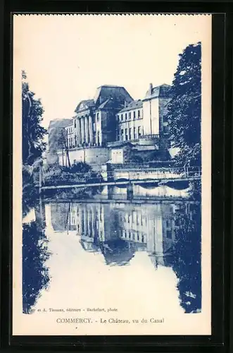 AK Commercy, Le Chateau, vu du Canal