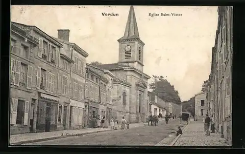 AK Verdun, Eglise Saint-Victor