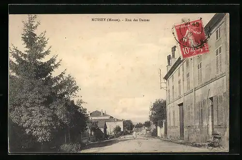 AK Mussey, Rue des Dames