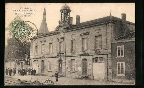 AK Saint-Mihiel, Heudicourt, La Mairie