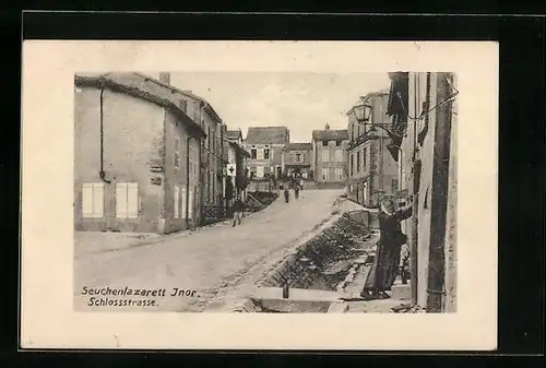 AK Inor, Seuchenlazarett, Schlossstrasse