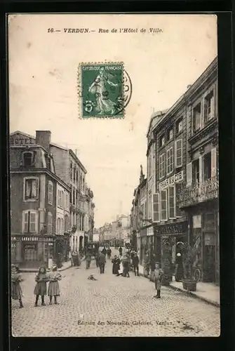 AK Verdun, Rue de l`Hôtel de Ville