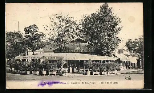 AK Parc St Maur, Le Pavillon de l`Horloge, Place de la gare