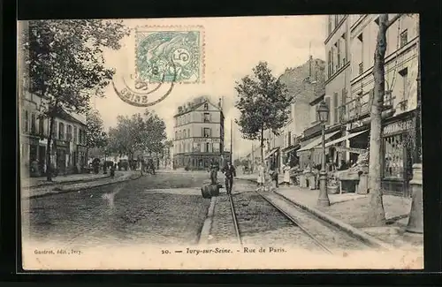 AK Ivry-sur-Seine, Rue de Paris