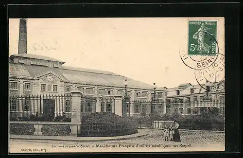 AK Ivry-sur-Seine, Manufacture Francaise d`oeillets métalliques