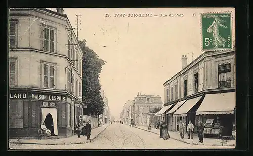 AK Ivry-Sur-Seine, Rue du Parc
